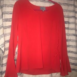 Red top perfect for work or game